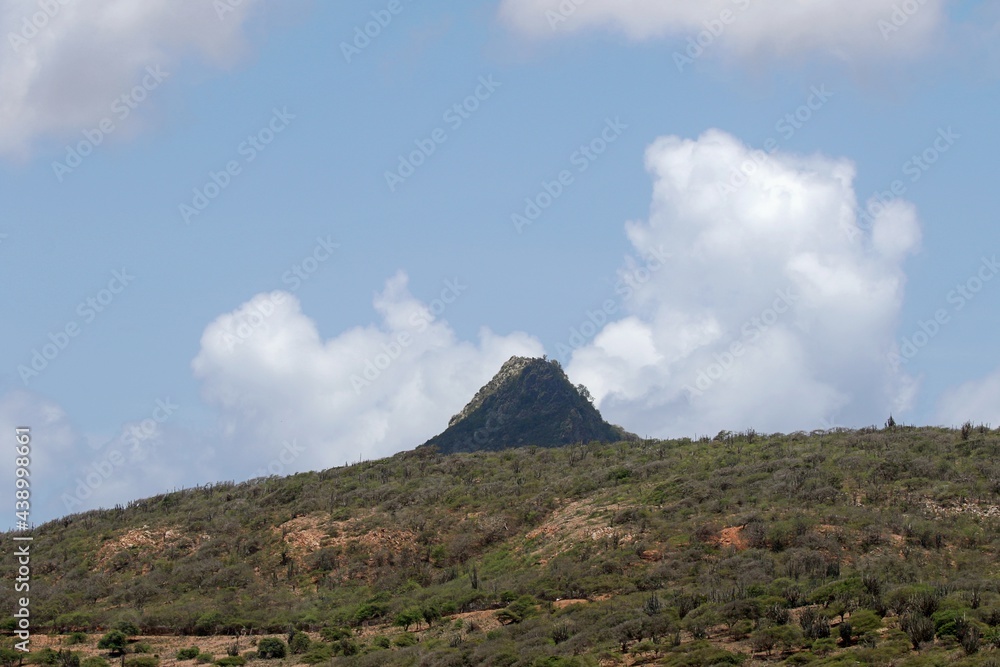 Obraz premium Mount Christoffel auf Curacao
