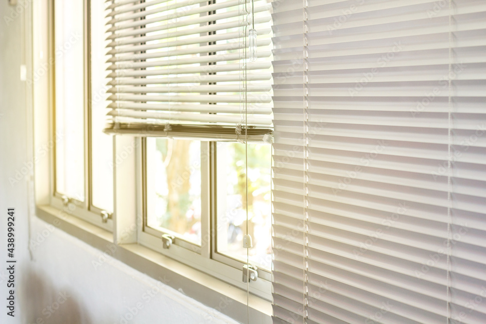 Horizontal Blinds Office Window Curtain Stock Photo | Adobe Stock