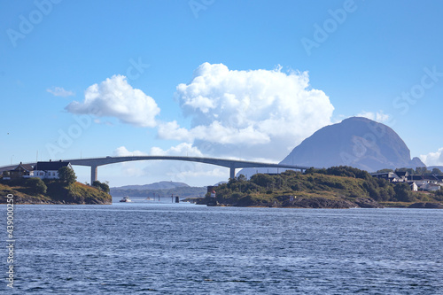 Brønnøysund bridge and Torghatten island © Gunnar E Nilsen