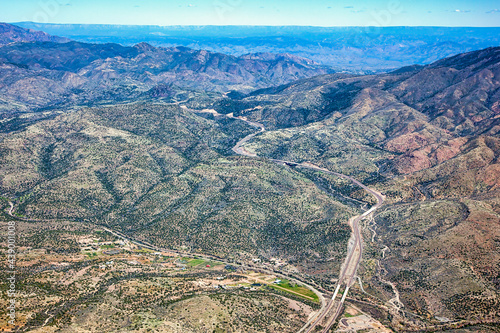 State Route 87 known as the Beeline Highway between Mesa and Payson, Arizona