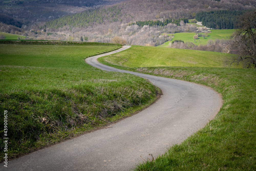 Awesome road in the hills 