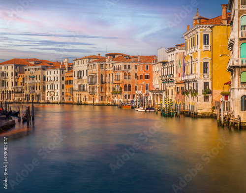 Grand Canal in Venice Italy during sunset © nexusseven