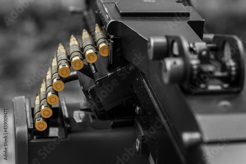 Foto M249 light machine gun with 7