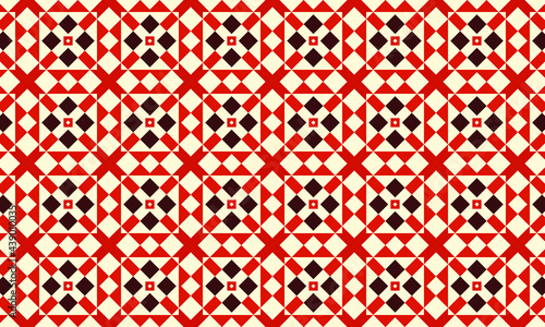 Vector seamless pattern with geometric ornaments. Geometric pattern texture wallpaper design. EPS 10