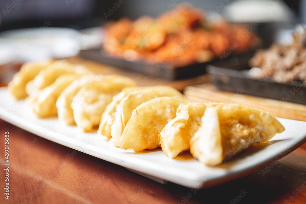 Deep Fried Korean Dumplings Yaki Mandu Deep Fried Korean Dumplings Yaki Mandu