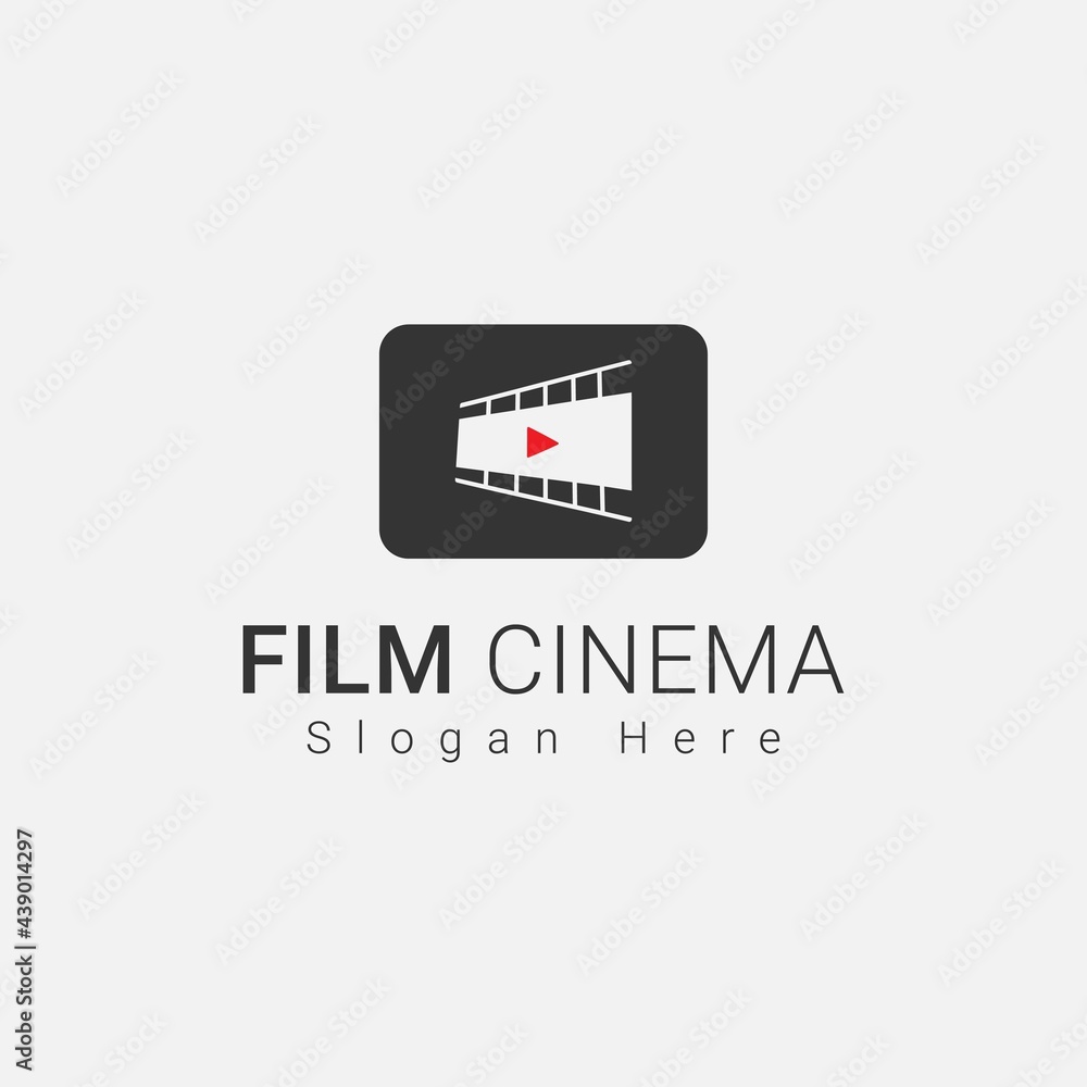 Cinema Logo Design Template Premium