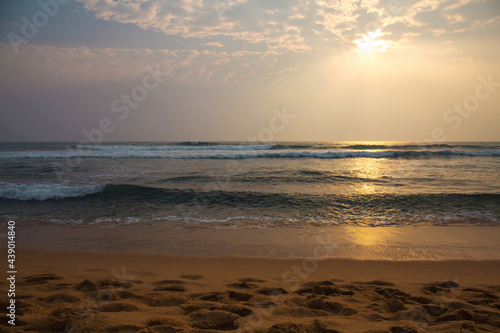 golden time on the ocean