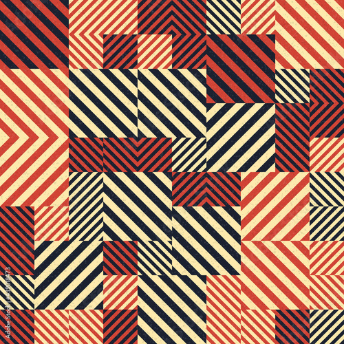 Abstract Geometric Pattern generative computational art illustration