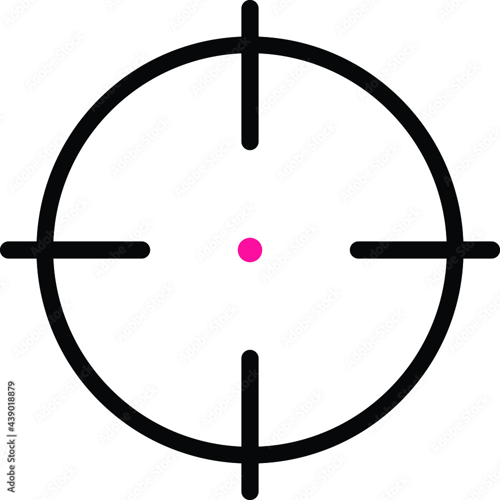 sniper rifle target. Focus target vector icon. Target goal icon. target focus arrow. marketing aim design sniper rifle target. Focus target vector icon. Target goal icon. target focus arrow. marketing aim design