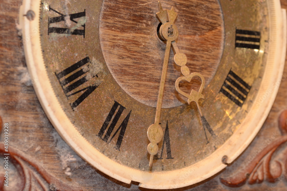 Vintage watch . Beautiful old clock.