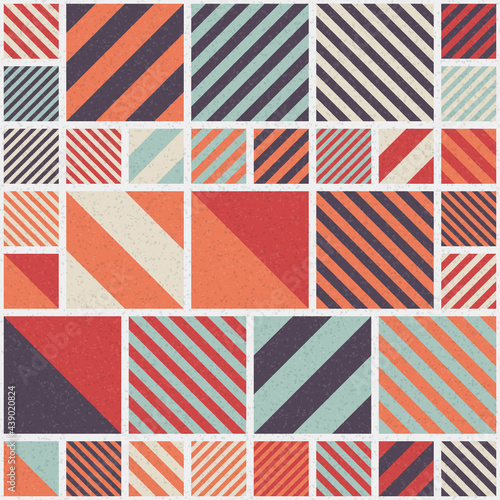 Abstract Geometric Pattern generative computational art illustration