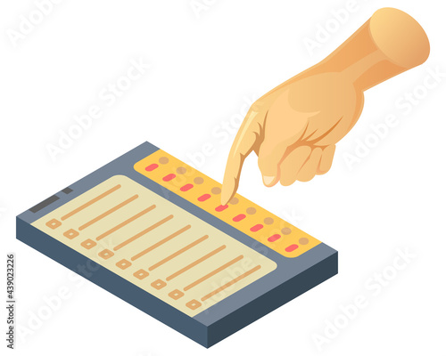 EVM - Electronic Voting Machine Icon