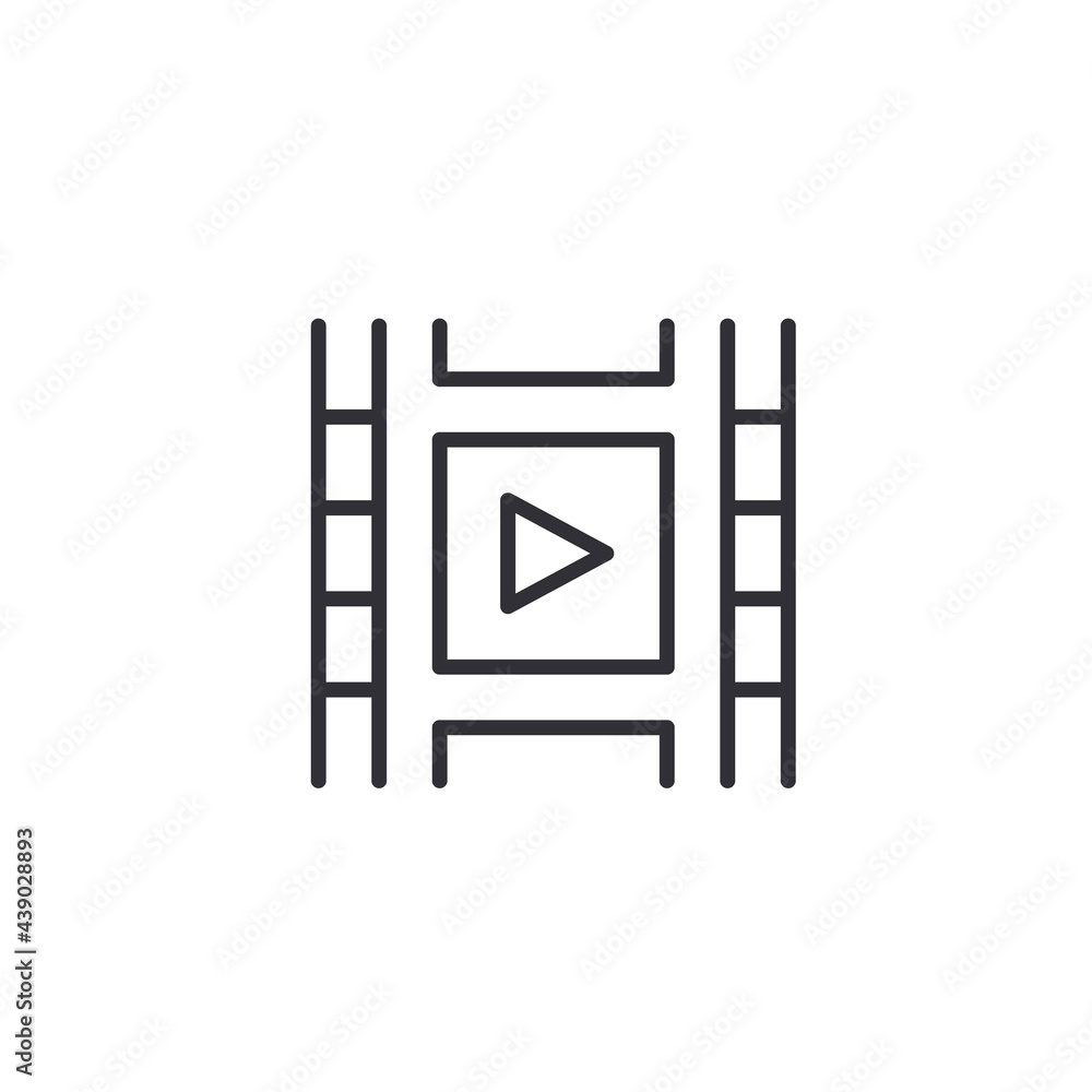 Film strip isolated vector icon. Retro picture with film strip icon. Film strip roll. Video tape photo film strip. Film reel icon vector illustration eps10. Film strip isolated vector icon. Retro picture with film strip icon. Film strip roll. Video tape photo film strip. Film reel icon vector illustration eps10.