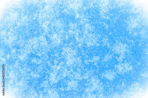 Blue ice beautiful winter background for banner and advertisement.