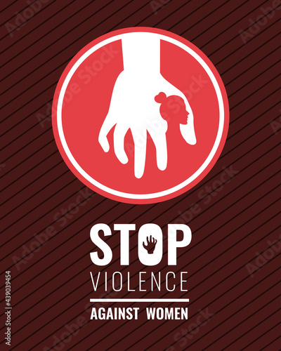 stop violence card