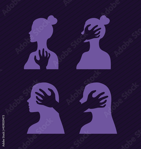 four sexual abuse icons