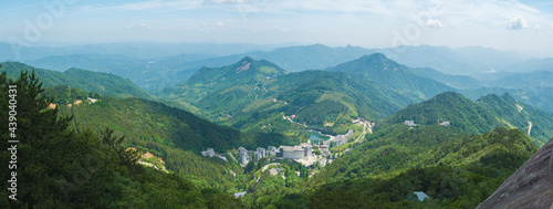 Early summer scenery of Dabie Mountain Bodao Peak Scenic Area in Luotian, Huanggang, Hubei, China