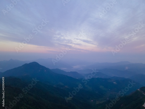 Early summer scenery of Dabie Mountain Bodao Peak Scenic Area in Luotian, Huanggang, Hubei, China © Hao