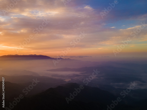 Early summer scenery of Dabie Mountain Bodao Peak Scenic Area in Luotian, Huanggang, Hubei, China © Hao