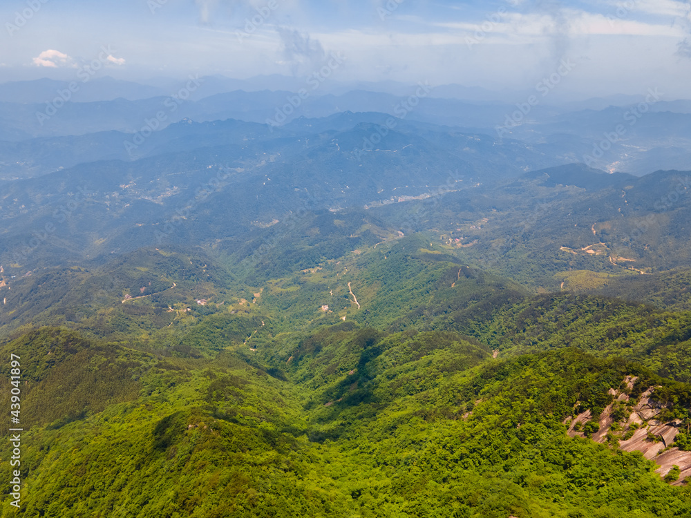 Early summer scenery of Dabie Mountain Bodao Peak Scenic Area in Luotian, Huanggang, Hubei, China Early summer scenery of Dabie Mountain Bodao Peak Scenic Area in Luotian, Huanggang, Hubei, China