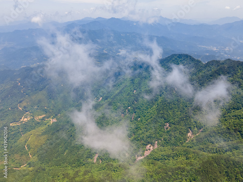 Early summer scenery of Dabie Mountain Bodao Peak Scenic Area in Luotian, Huanggang, Hubei, China