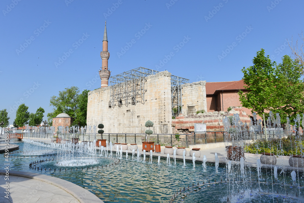 Naklejka premium Hacibayram Mosque in Ankara, Turkey 