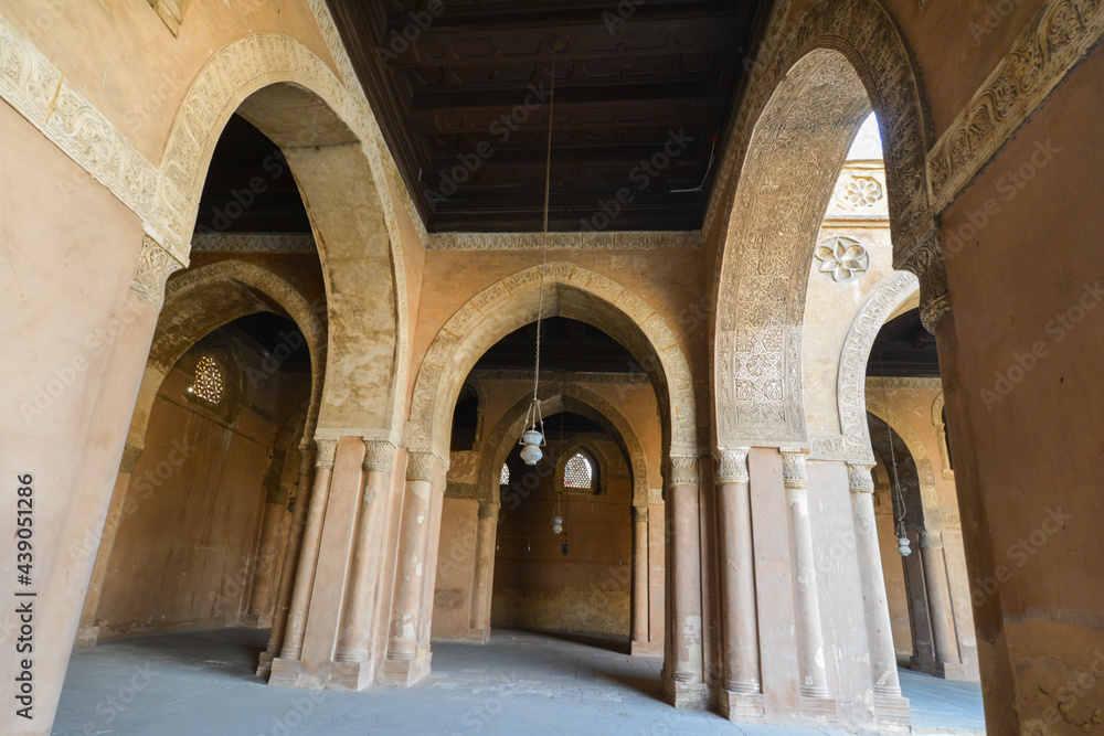 Ibn Tulun Mosque in Cairo, Egypt