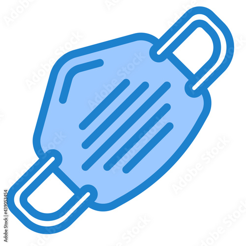 facemask blue style icon