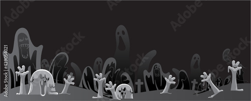 ghost halloween or cloth ghost