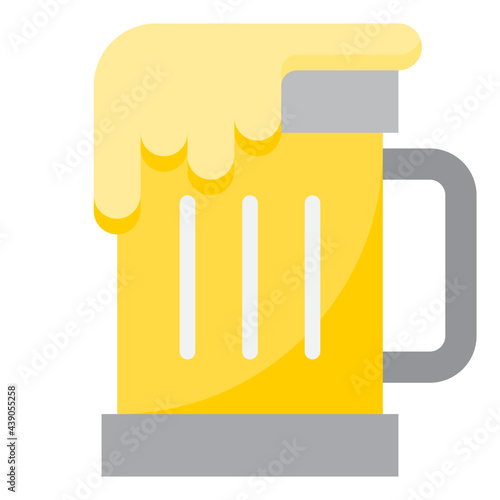 beer flat style icon