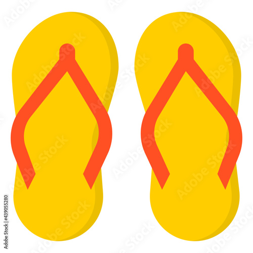 flipflops flat style icon