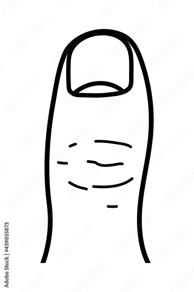 親指(モノクロ) 親指(モノクロ)