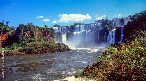 Argentina, Misiones Province, Iguacu National Park, Scenic view of Iguacu Falls photo