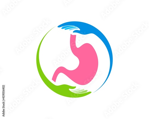 Circular hand care with healthy stomach inside
