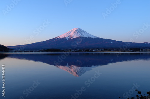 Inverted Mount Fuji on Lake Kawaguchi