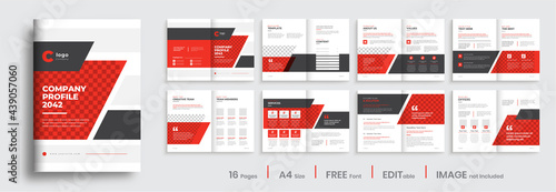 Brochure template layout design, minimal multipage business brochure template design, annual report, corporate company profile, editable template layout.