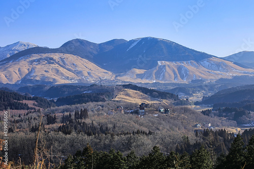 初冬の九重連山