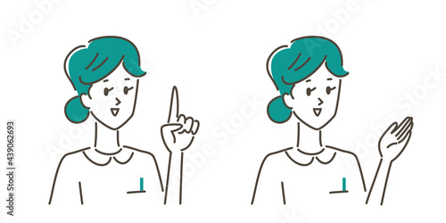 看護師のイラスト素材セット