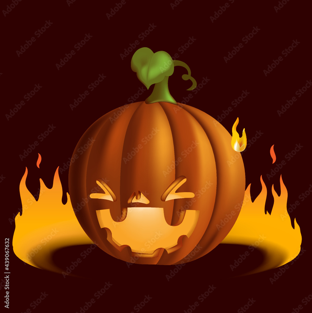 Fototapeta premium halloween pumpkin 
