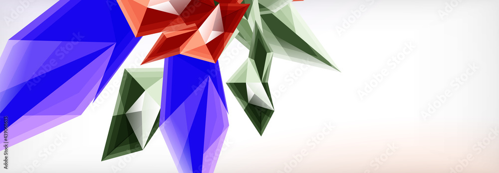 Vector 3d triangles and pyramids abstract background for business or technology presentations, internet posters or web brochure covers Vector 3d triangles and pyramids abstract background for business or technology presentations, internet posters or web brochure covers