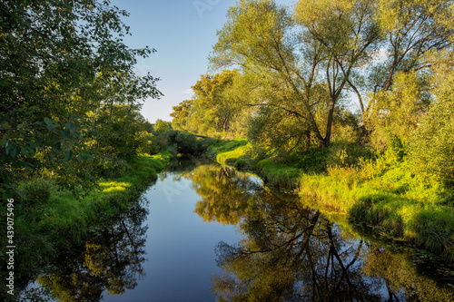  Summer day on the Orsha river. Tver region.