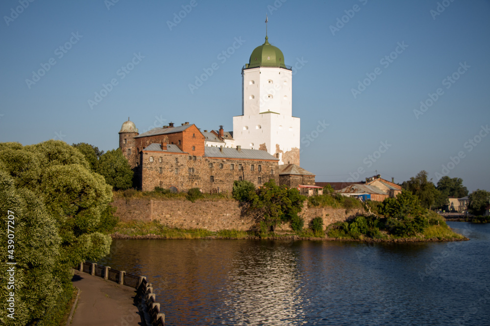 Medieval castle in Vyborg