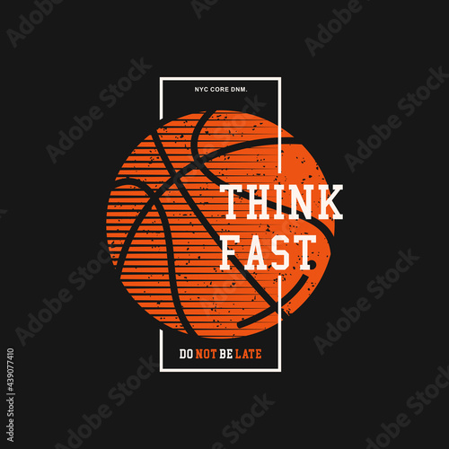 vector illustration on the theme of basketball in brooklyn. Vintage design. Sport typography, t-shirt graphics, poster, banner, flyer, print and postcard,etc.
