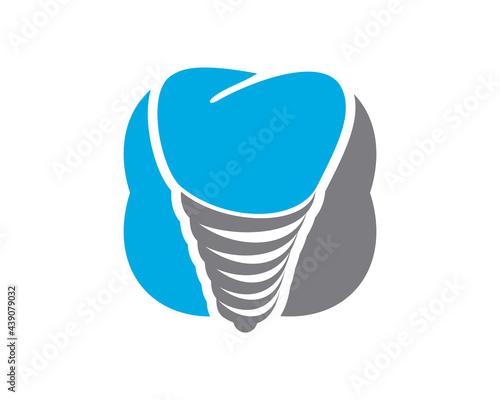 dental implant logo icon