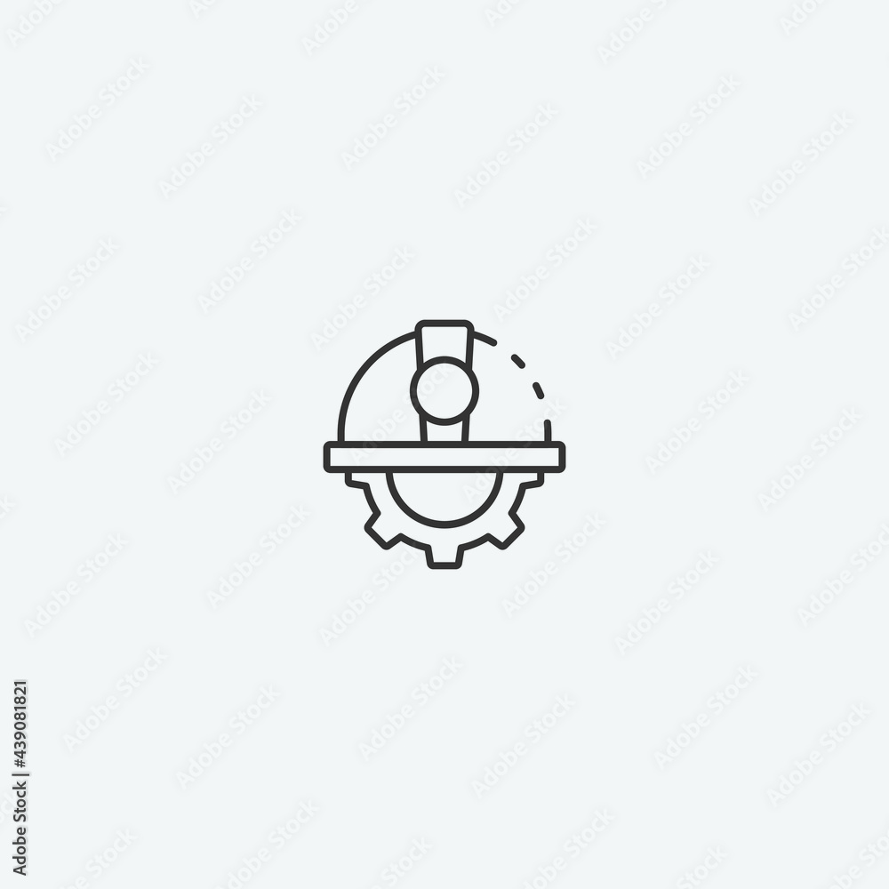 Engineer vector icon illustration sign Engineer vector icon illustration sign