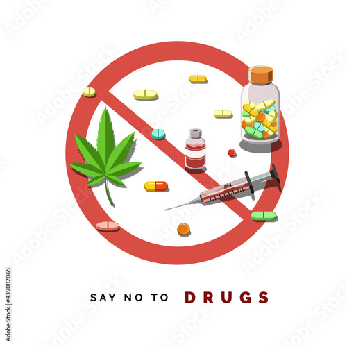 Say no to drugs, drug ban campaign design and negative impacts