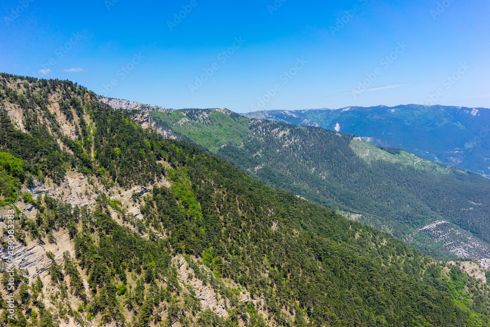 Fototapeta premium The mount Ai-Petri on a sunny day.