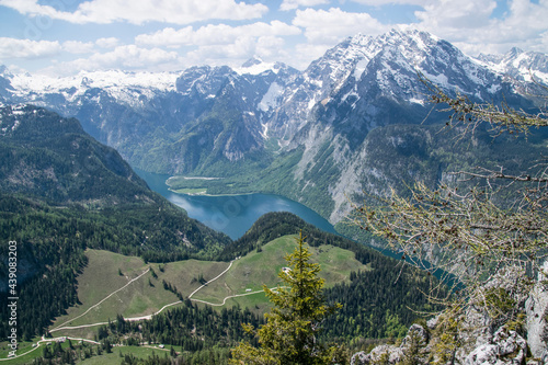 View from the Jenner observation deck on Königssee