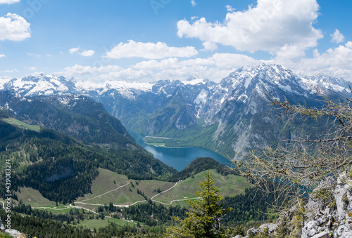 View from the Jenner observation deck on Königssee