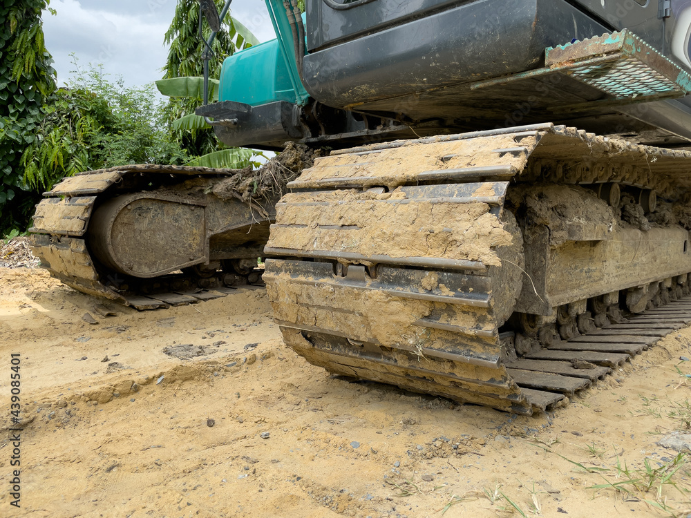 Fototapeta premium bulldozer at work.